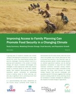 Improving Access to Family Planning Can Promote Food Security in a Changing Climate