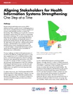 Aligning Stakeholders for Health Information Systems Strengthening: One Step at a Time