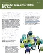 Successful Support for Better HIV Data