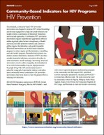 Community-Based Indicators for HIV Programs: HIV Prevention