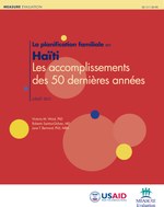 La planification familiale en Haïti: Les accomplissements des 50 dernières années
