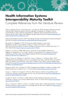 Health Information Systems Interoperability Maturity Toolkit: Complete References from the Literature Review