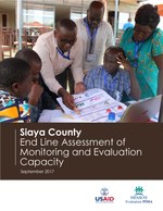 Siaya County: End Line Assessment of Monitoring and Evaluation Capacity